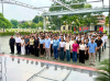 TRƯỜNG THPT PHAN ĐÌNH GIÓT: DÂNG HƯƠNG TRI ÂN TẠI NGHĨA TRANG LIỆT SĨ HIM LAM - KHẮC GHI LỊCH SỬ. TIẾP BƯỚC THẾ HỆ CHA ANH